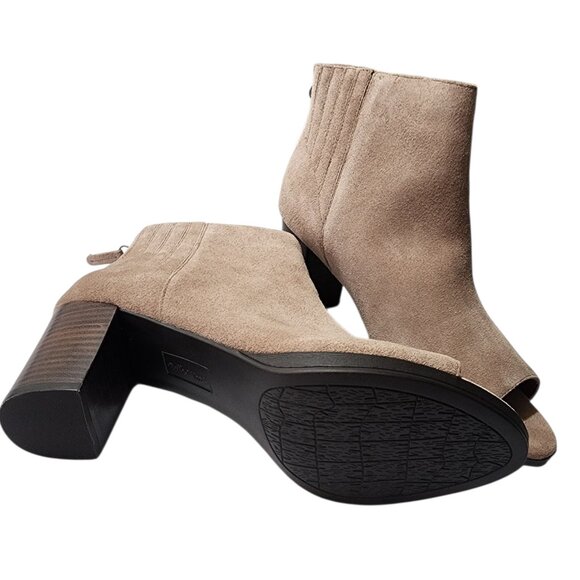 Bella Vita Women's‎ Lex Open Toe Booties almond Sue - Picture 7 of 11